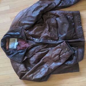 Vintage Leather Jacket | City Streets